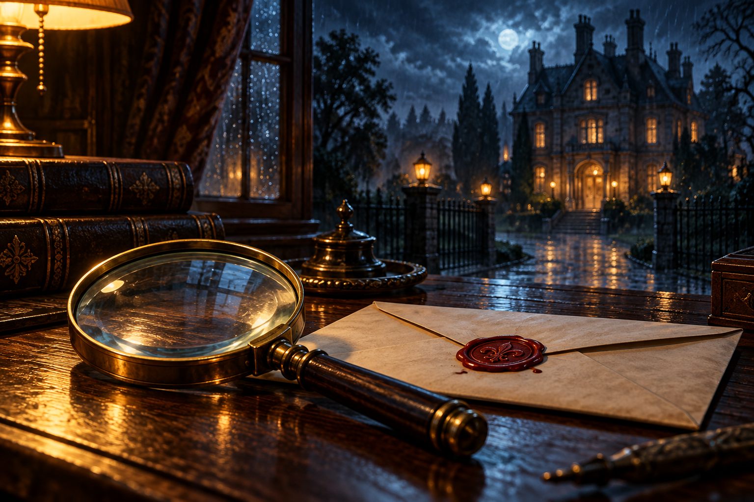 Mysterium tema illustration