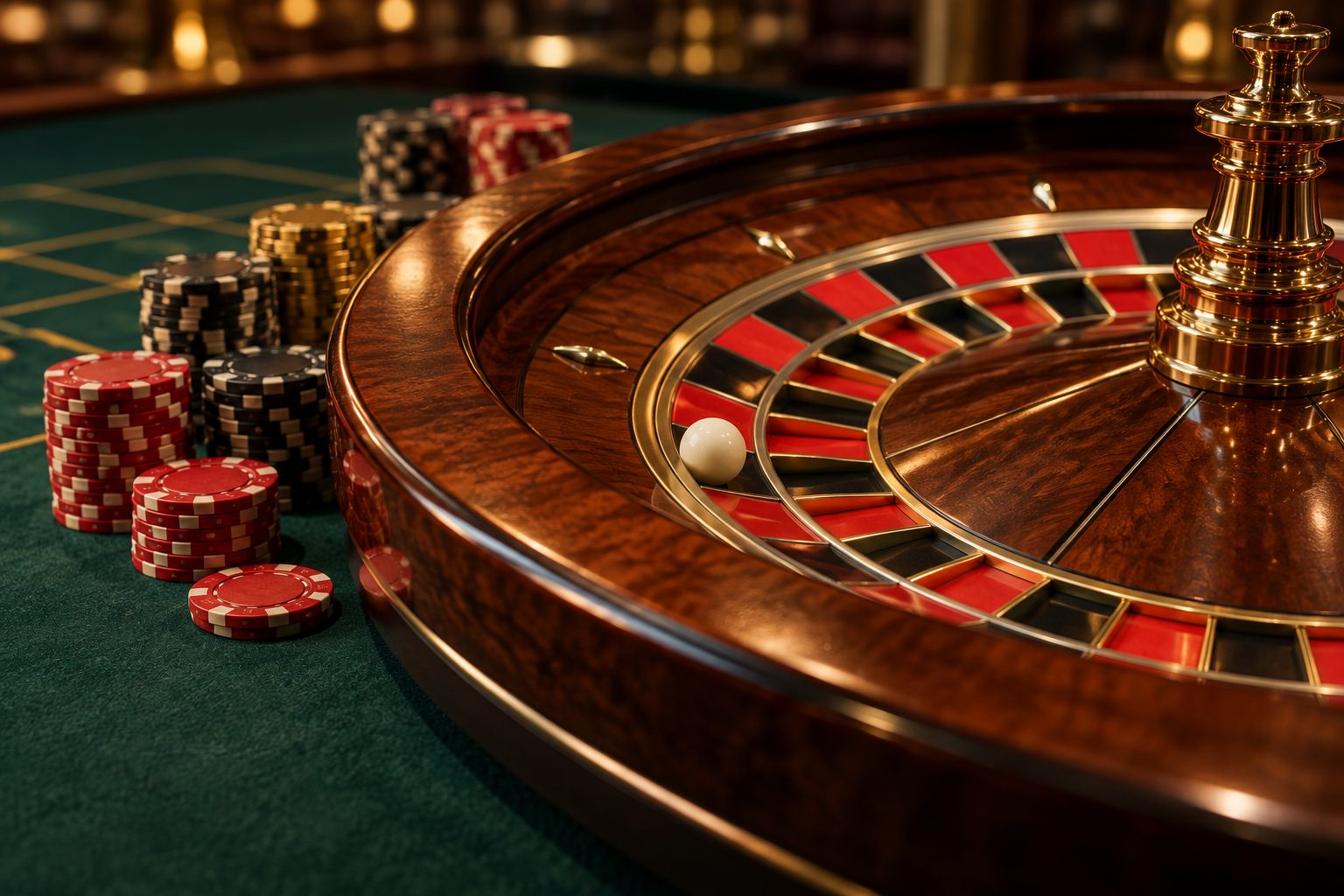 Roulette illustratie